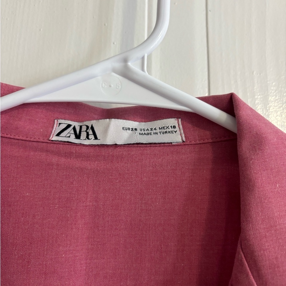 Zara Women's Pink Blazer Jacket With Paired Shorts - Picture 3 of 7